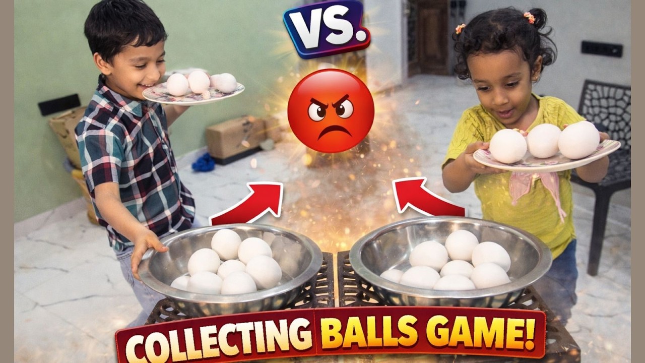 Ball Collecting Challenge for kids | New Challenge