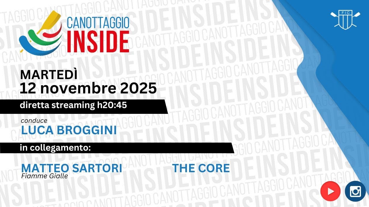 Canottaggio Inside – Puntata 20 del 12 Novembre 2025