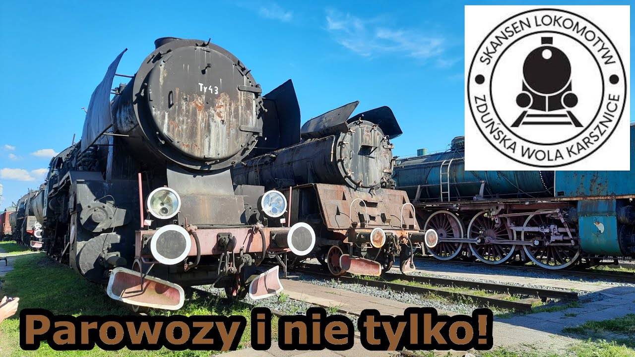 Niezwykły skansen lokomotyw w Zduńskiej Woli!