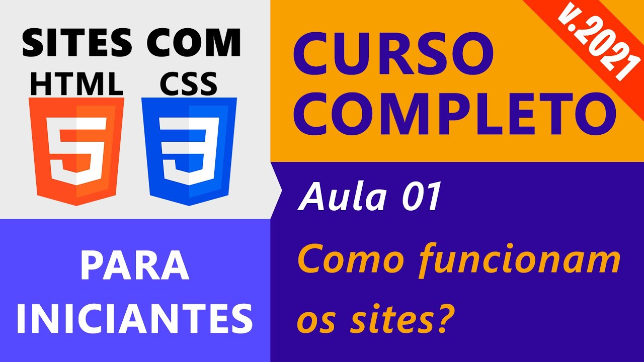 Criação de Sites com HTML5 e CSS3 :: Aula 01 :: Como Funcionam os Sites
