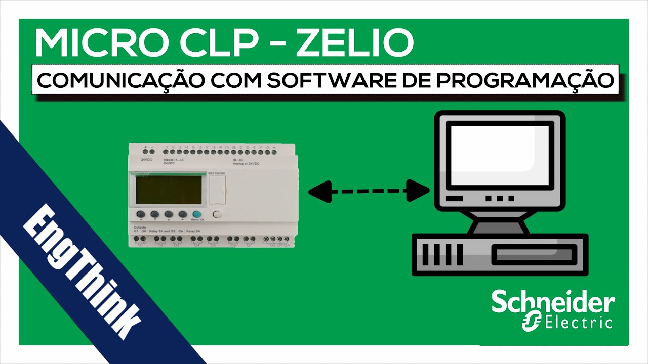 CLP ZELIO - Comunicando com Software de programação ZelioSoft2 #clp #zelio #schneider