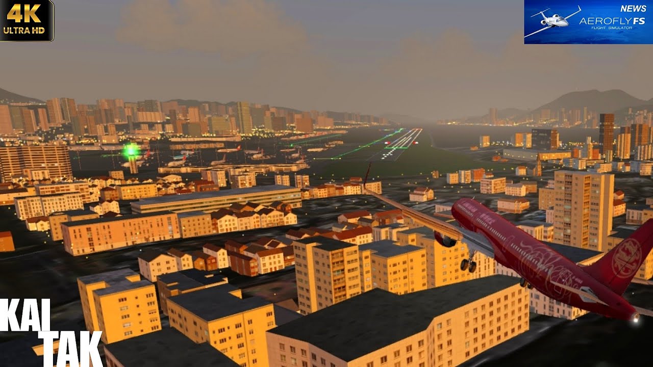 Challenging Approach Into Legendary Kai Tak Airport: Beijing 🛫Kai Tak | Aerofly FS Global 2026