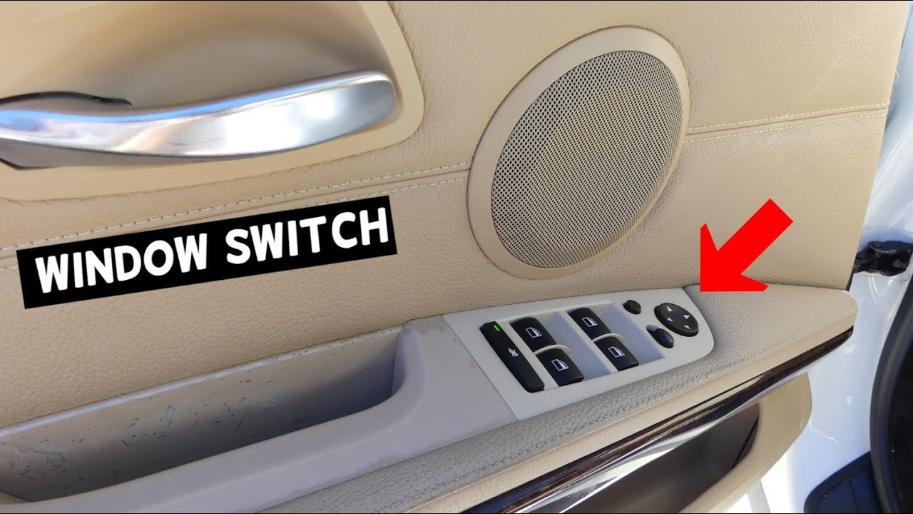 HOW TO REPLACE FRONT LEFT MASTER WINDOW SWITCH ON BMW E90 E91 E92 E93