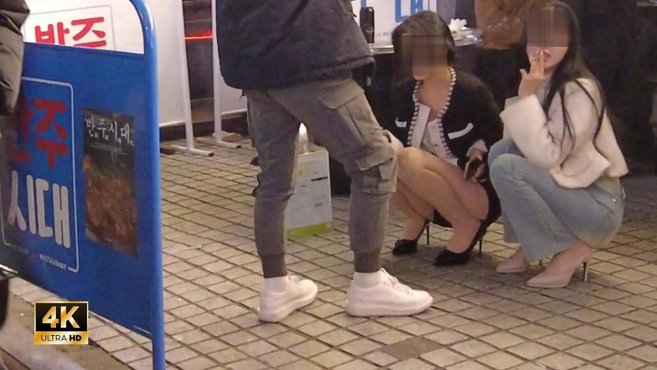 ［Hongdae 4K］Seoul Night Walk!! ~ Клубная улица Хондэ, где, кажется, происходит что-то хорошее ~~ !!