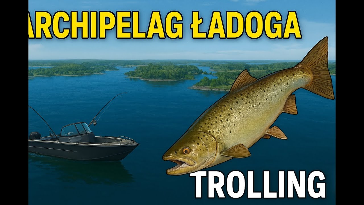 🎣RF4 – Łosoś, sandacz i szczupak – wędkarski trolling po Archipelagu Ładoga | Russian Fishing 4
