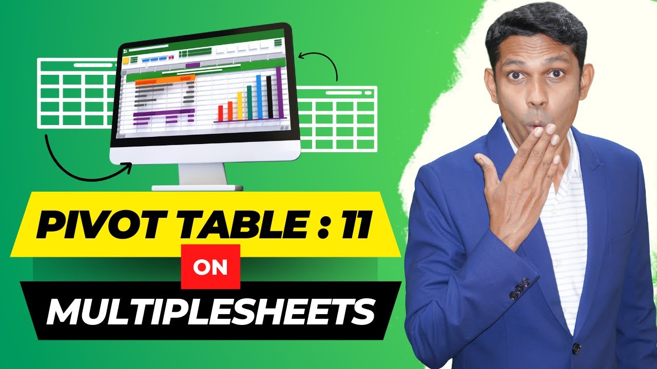 This is also possible in Pivot table | Pivot Table on multiple sheets