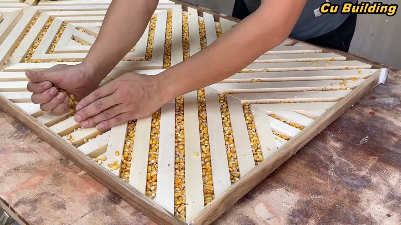 Awesome Pallet Woodworking Project // Make An Artistic Dining Table From Old Pallet Wood
