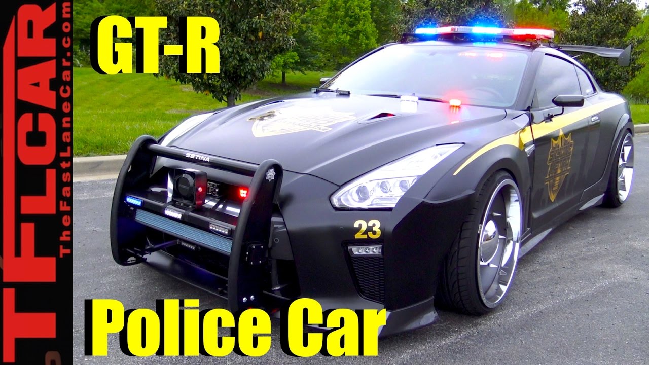 Copzilla! Meet the Nissan GT-R Cop Car