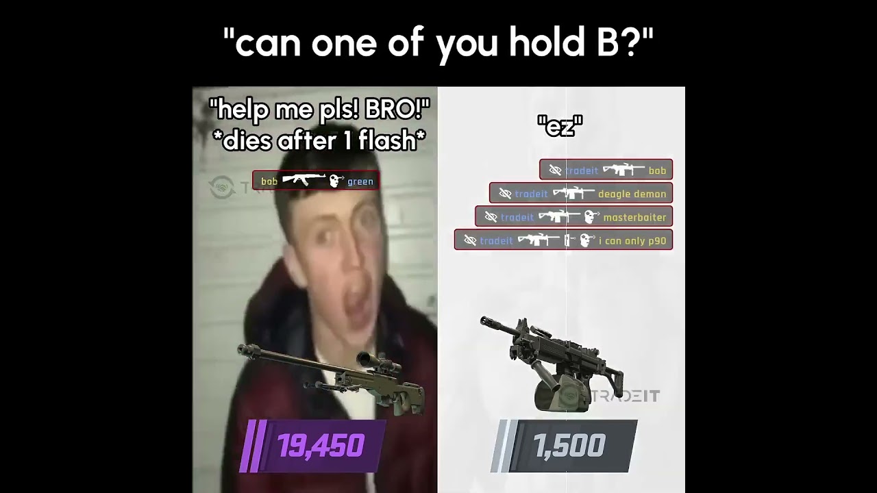 CS2 AWP vs Negev Users