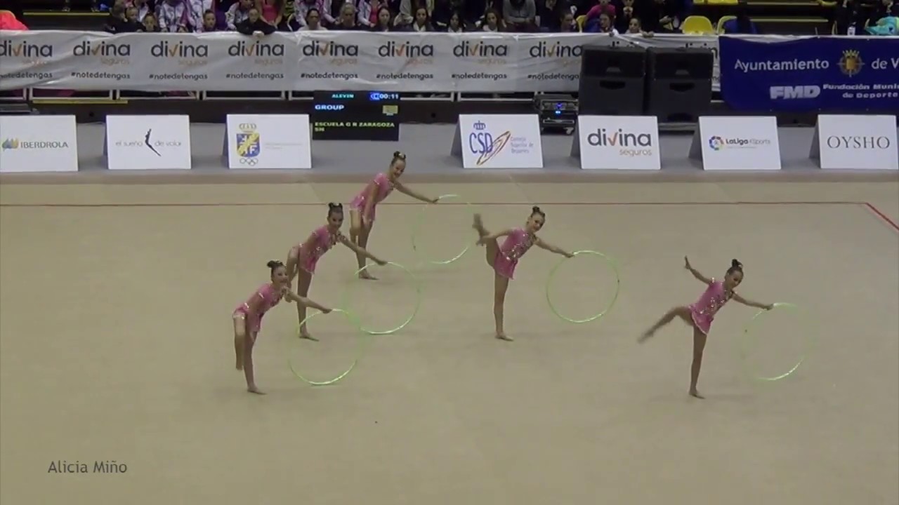 Escuela GR Zaragoza SM alevín, Cto. de España Conjuntos Valladolid 2017