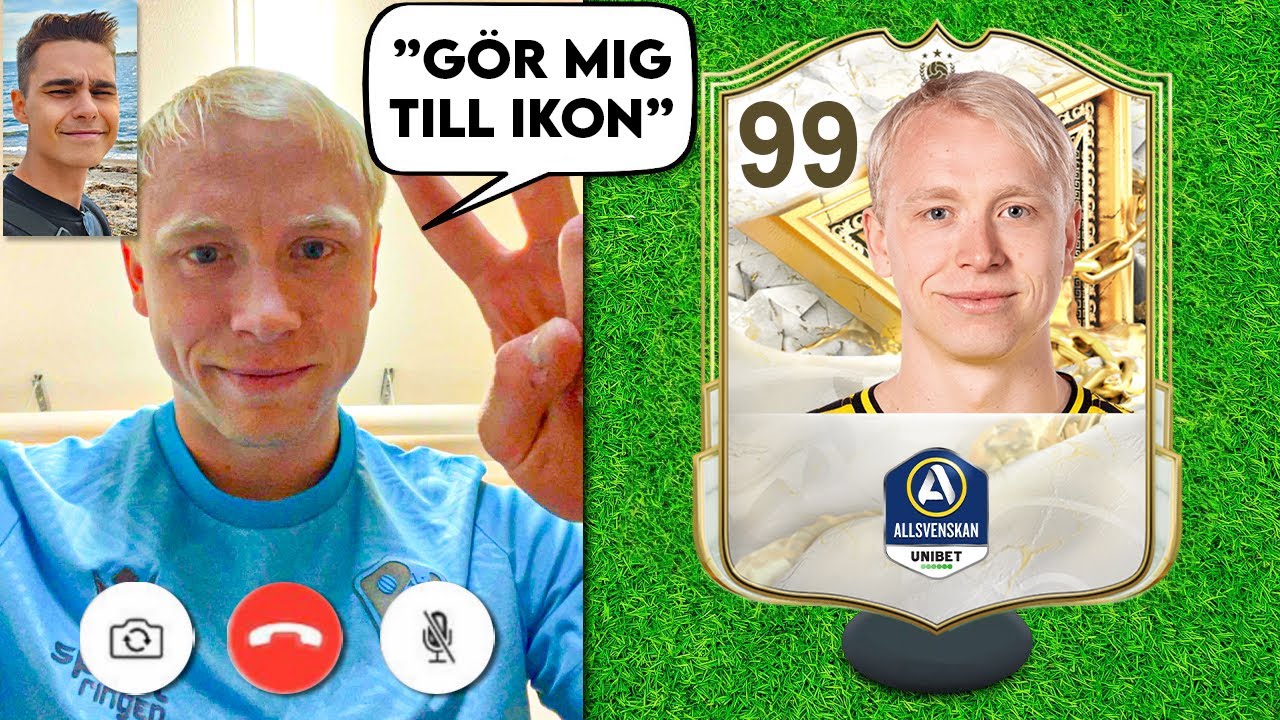 Jag gjorde ALLSVENSK spelare till IKON i FC25!
