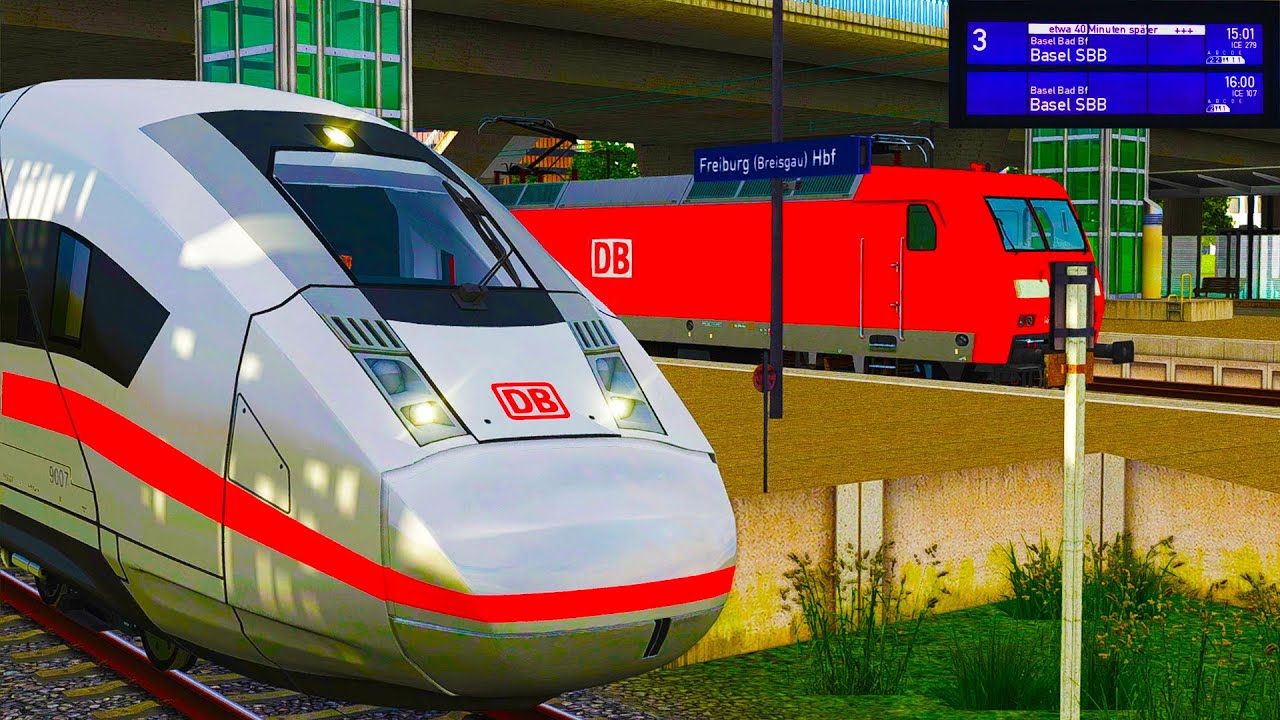 ICE 4 + 250 Km/h nach Basel SBB | ICE 279 Schweiz | TRAIN SIMULATOR 2021 ☆ FREIBURG BASEL RELOADED