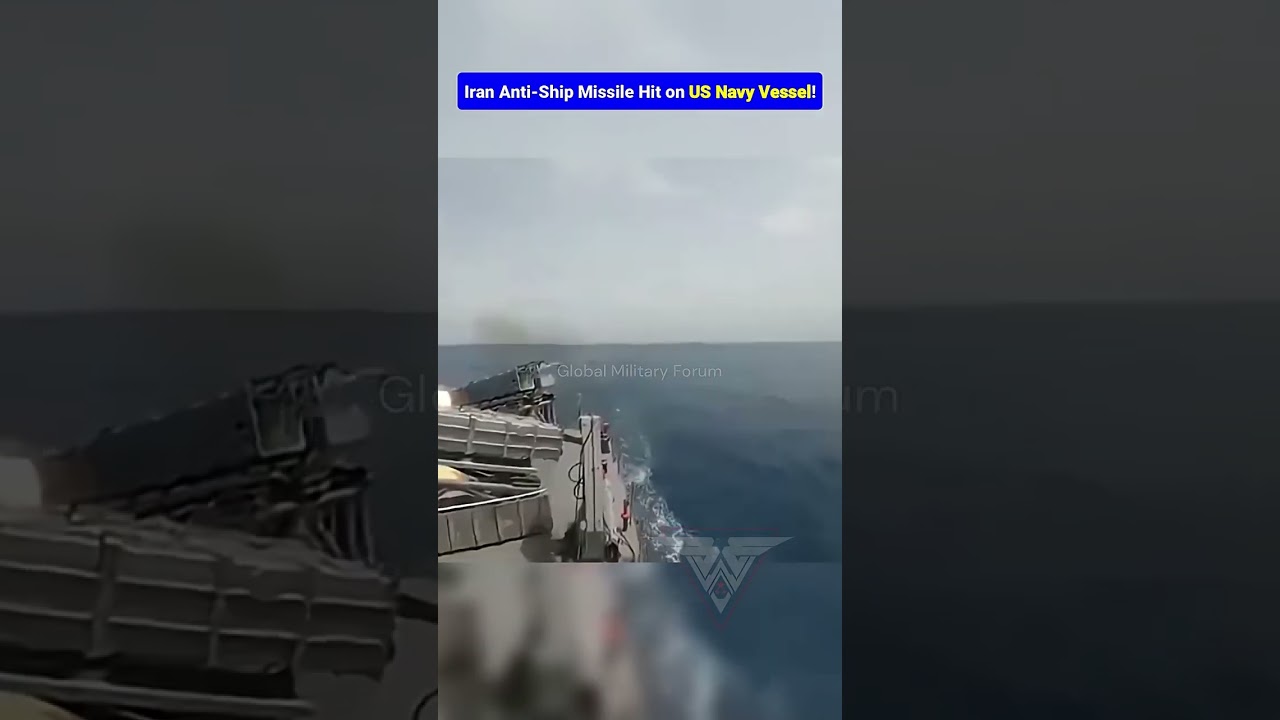 Iran Claims Anti-Ship Missile Hit on US Navy Vessel