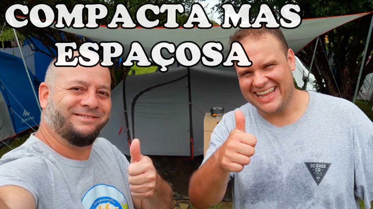 Barraca Quechua Quick Hiker 4 Ultralight com armário de Kombi Home