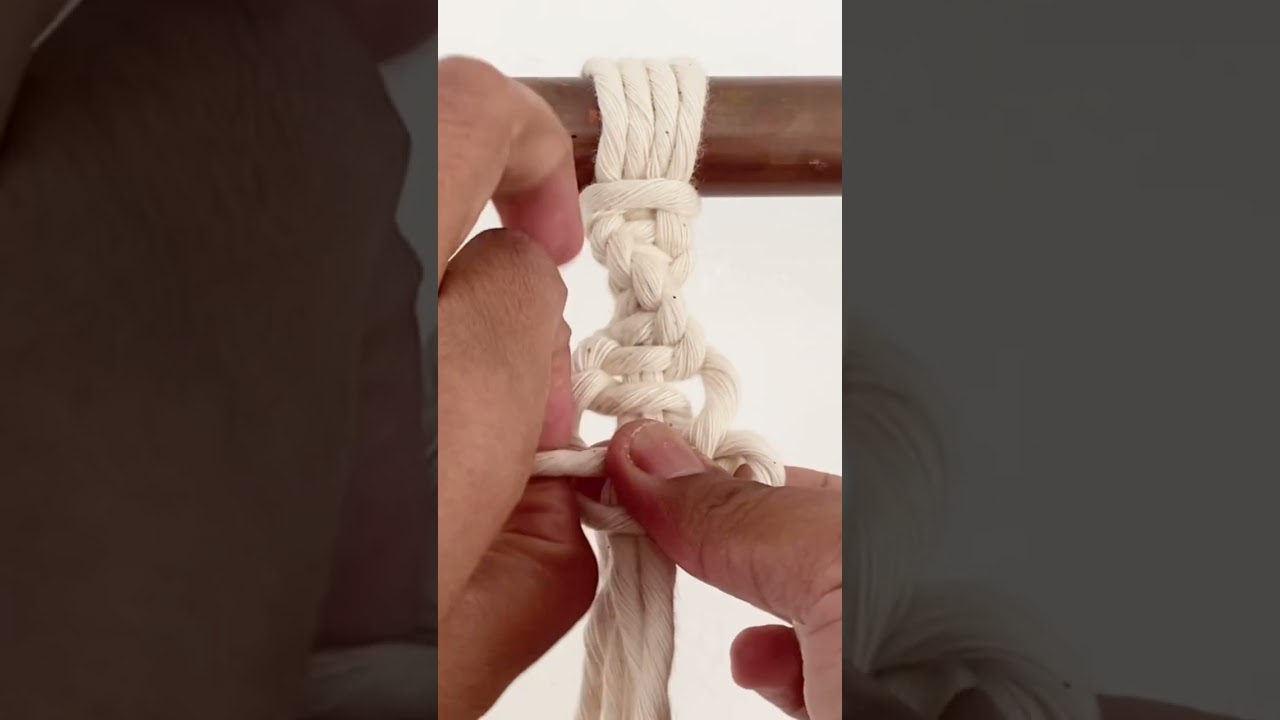 How to Add a New Cord #macrametutorial #macrame #howtoaddacord