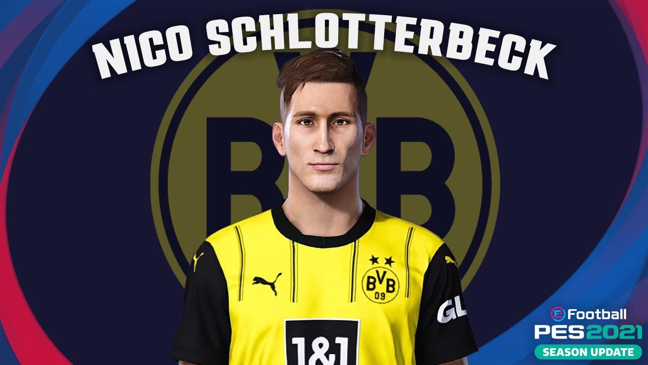 Nico Schlotterbeck🇩🇪 (Borussia Dortmund) How to create in Pes 2021