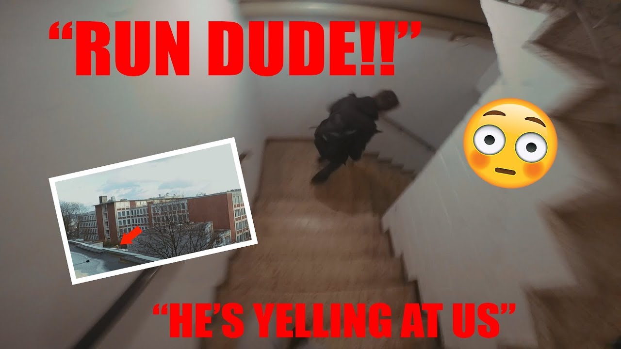 *INSANE* ANGRY SECURITY GUARD CHASED US FOR CLIMBING!! | Adrenaline Factory