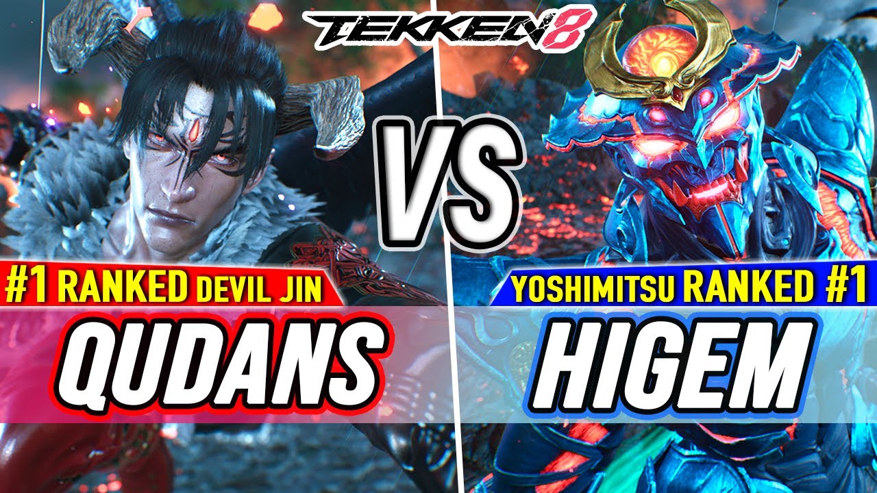 T8 🔥 Qudans (#1 Ranked Devil Jin) vs Higem (#1 Ranked Yoshimitsu) 🔥 Tekken 8 High Level Gameplay