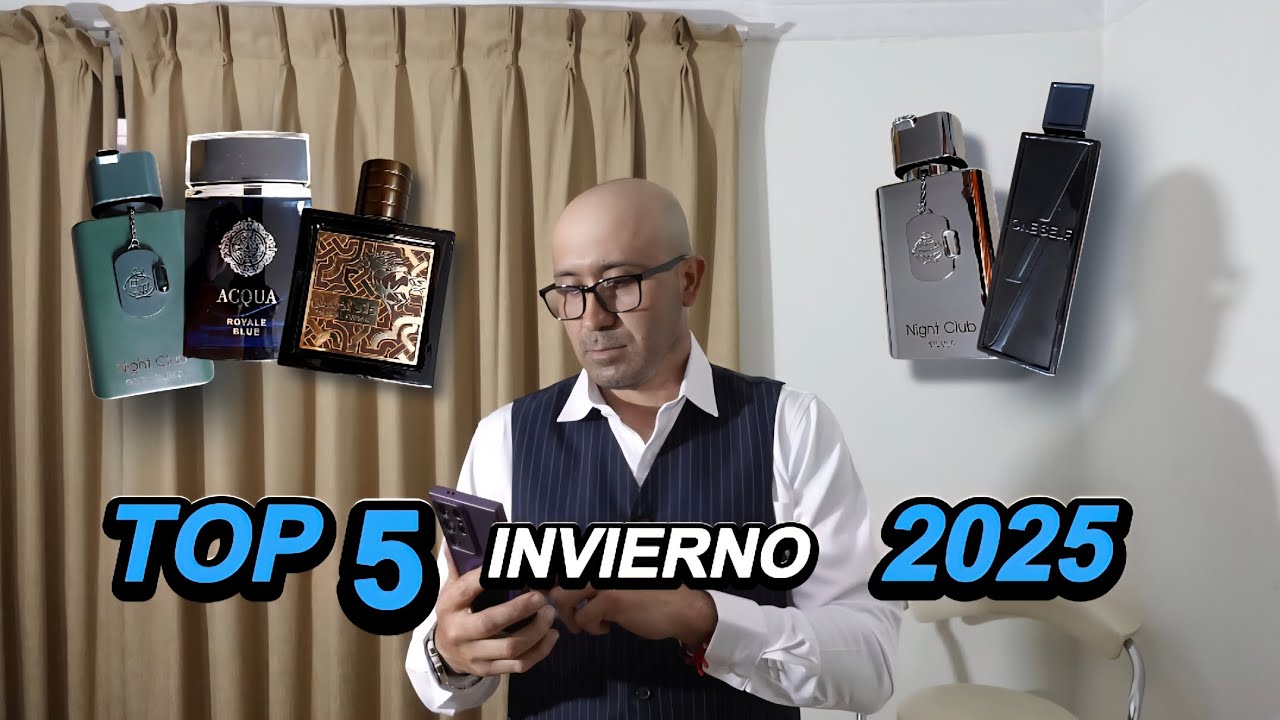 Top 5 Perfumes hombres invierno 2025
