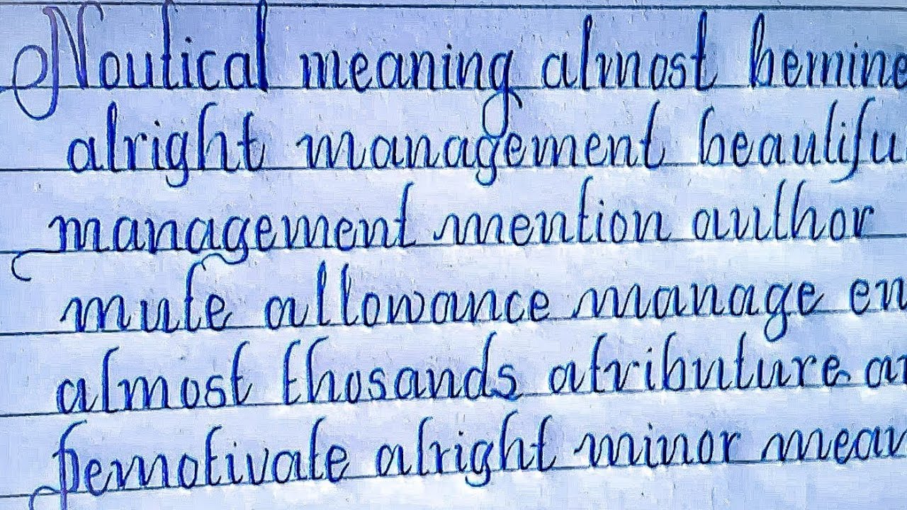 WATCH THIS ONE ! Aesthetic Strokes Without Founten | For everyone | Handwriting Practice 