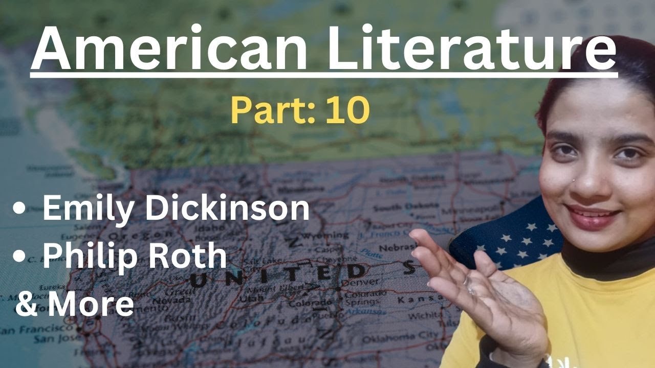 American Literature: Part 10 Emily Dickinson, Philip Roth, & more #englishliterature #ugcnet