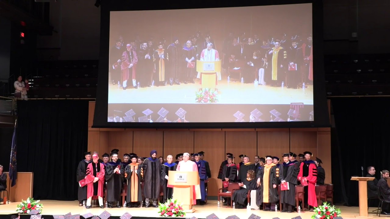 TU College of Engineering - Spring 2018 Commencement - Temple University