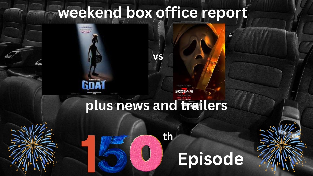 150th episode.  New number one at the top plus new trailers.