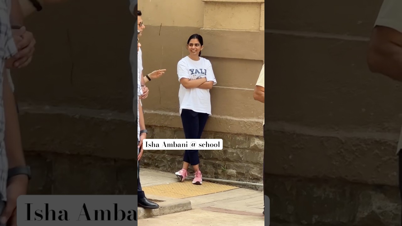 Isha Ambani Spotted at School Gate Picking Up Her Kids | Graceful & Real 💫