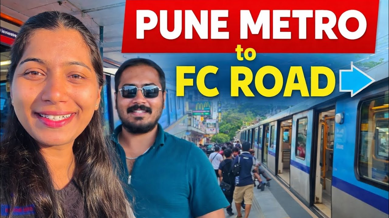Pune Metro to FC Road | Travel | Vlog 6 |