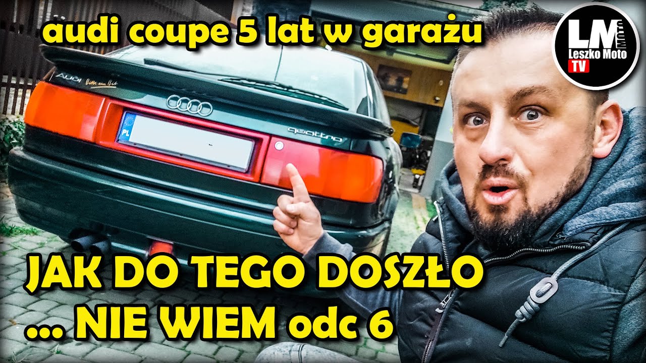 ODPALAM AUDI COUPE 2.8 V6 PO 5 LATACH W GARAŻU