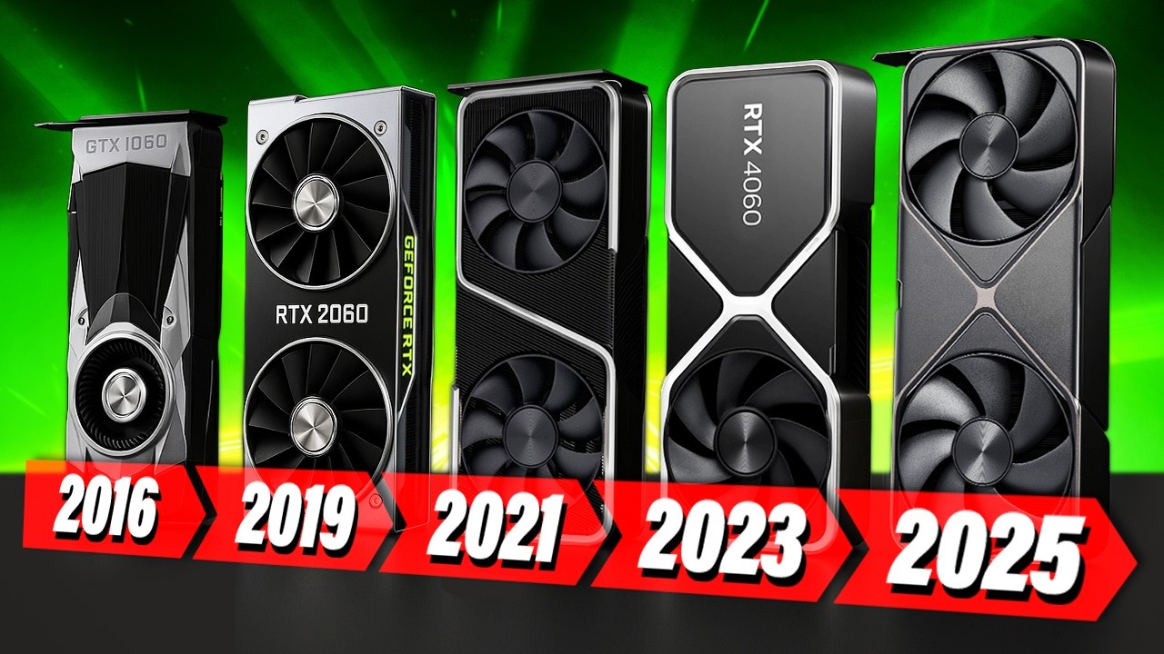 GTX 1060 bis RTX 5060 im Vergleich… 10 Jahre für NICHTS?!