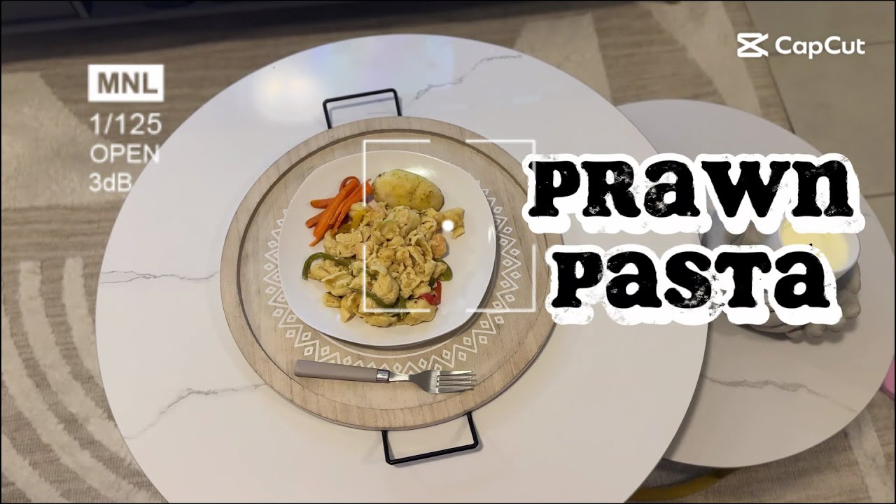 Let's cook Prawn Pasta