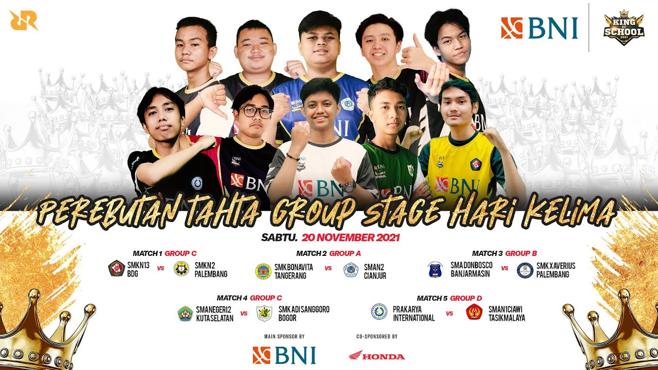 GROUP STAGE DAY 5 | BNI KING OF SCHOOL NATIONAL STAGE