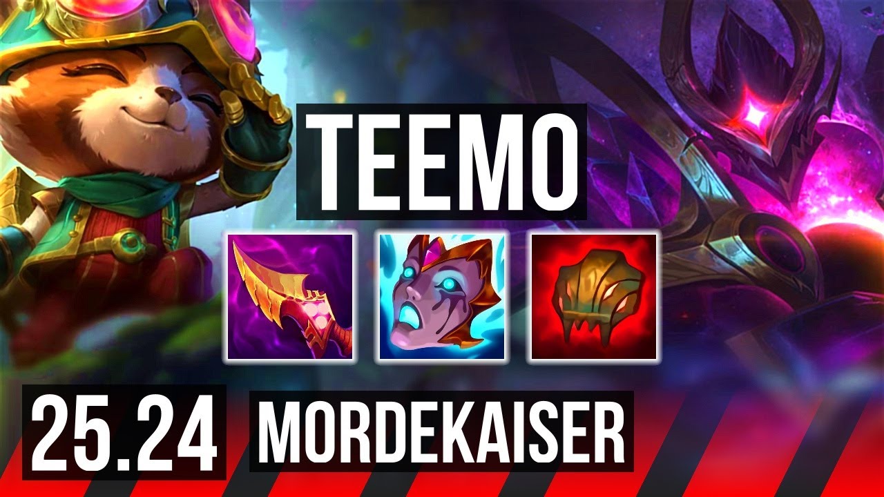 TEEMO vs MORDEKAISER (TOP) | EUW Master | 25.24