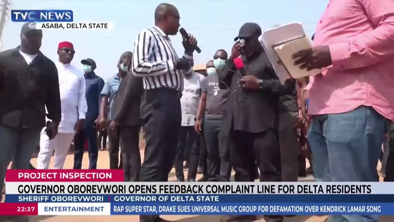 Governor Oborevwori Inspects Ongoing Projects In Delta State