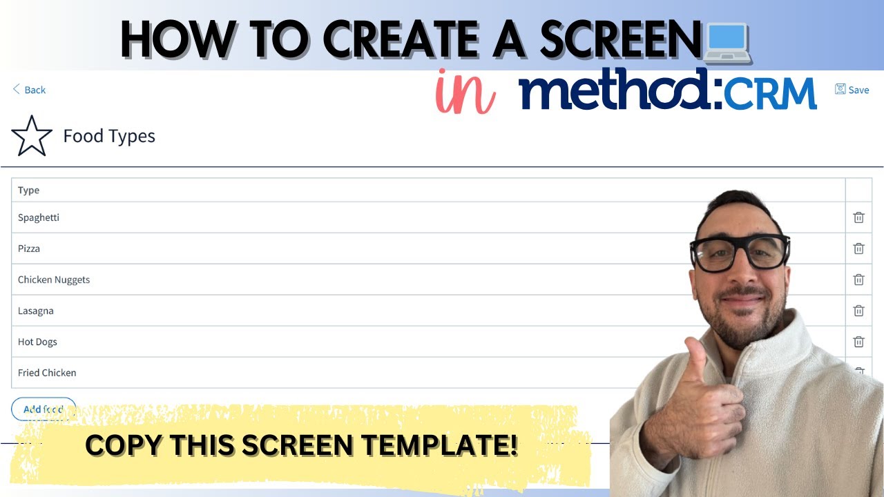 Customize Quicker: How to create a screen in Method CRM