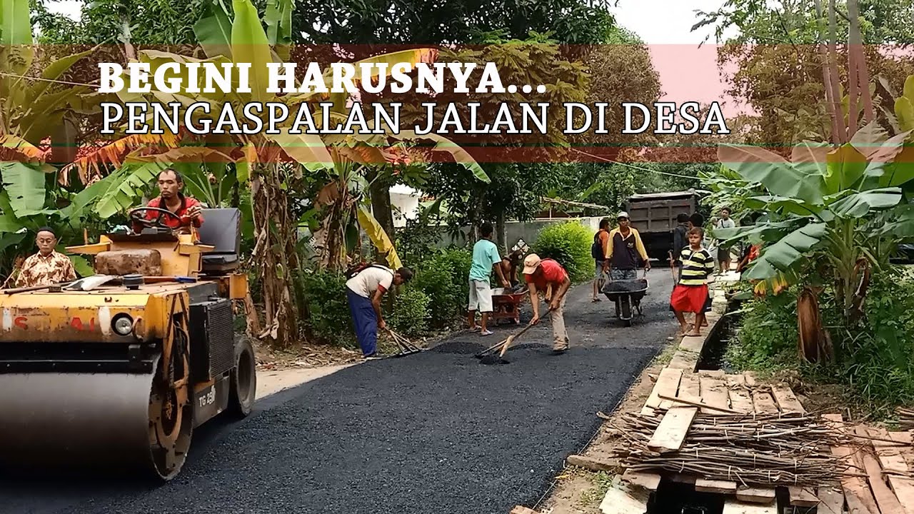 ASPAL HOTMIX JALAN DESA