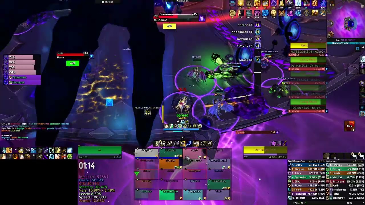 (3rd Night) - Mythic Dimensius - Holy Priest PoV