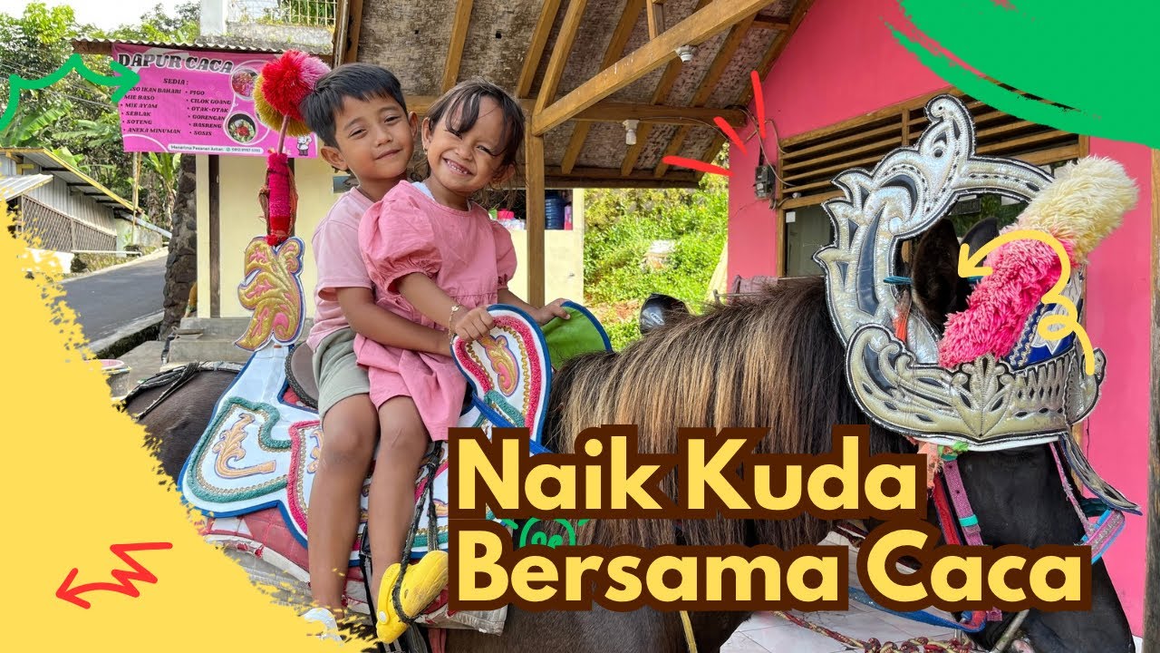 NAIK KUDA BARENG CACA ‼️