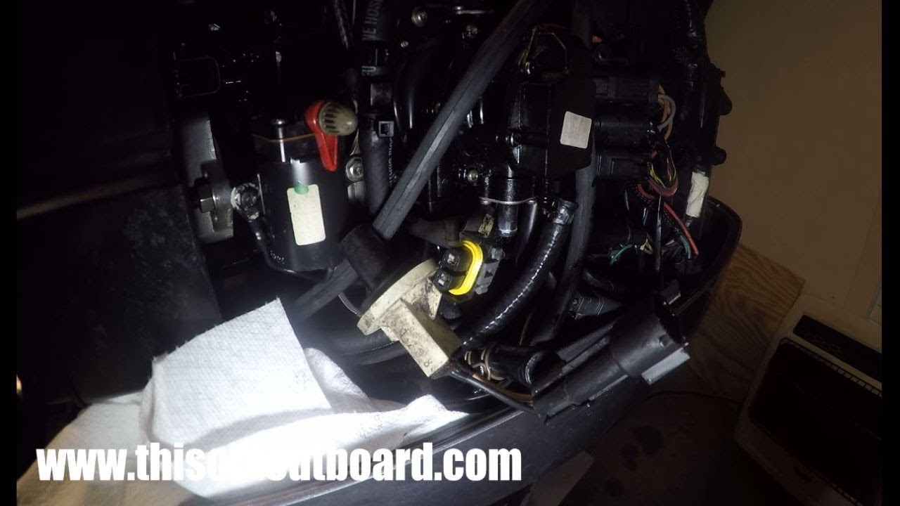Johnson 150-250 Hp 586034 Vacuum Switch Sensor Replacement (Check Engine Alarm)