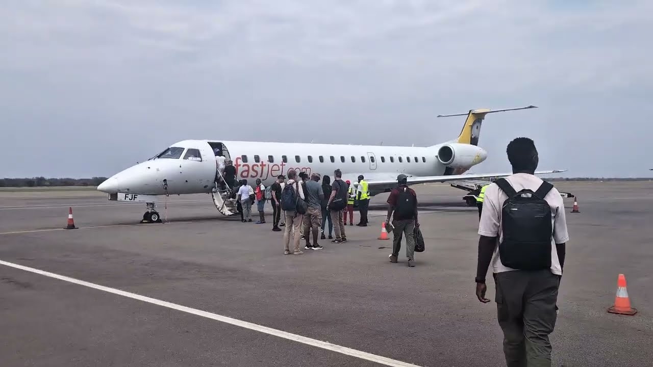 Fastjet Airline (FN8002) Victoria Falls to Harare