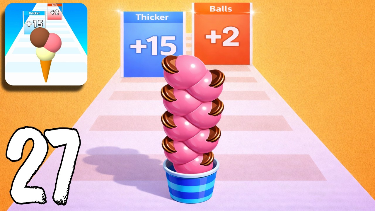 Ice Cream Rush - Gameplay Walkthrough ( Android, iOS )