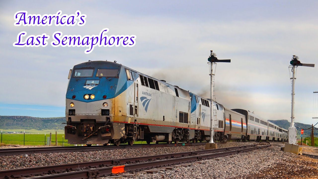 ПОСЛЕДНИЕ СЕМАФОРЫ АМЕРИКИ: Юго-западный шеф Amtrak на классической магистрали Санта-Фе в Нью-Мек...