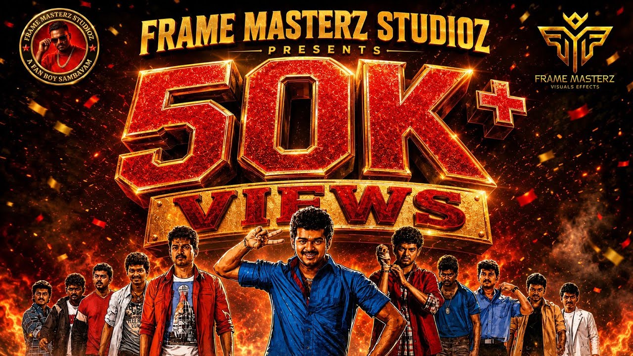 Thalapathy Vijay &ndash; 33 Years of Inspiring Cinema | Tribute Mashup | Frame Masterz Studioz