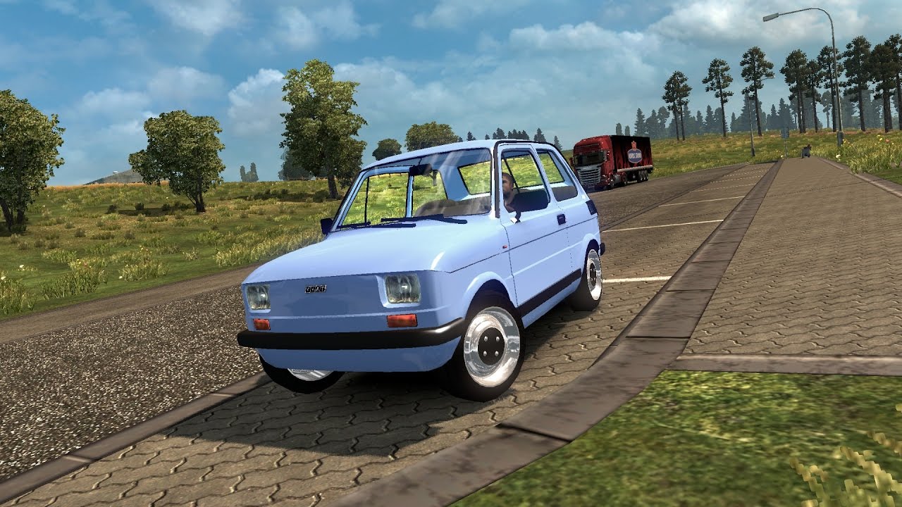 ETS2 - Fiat 126p - Logitech G27 (Euro Truck Simulator 2)