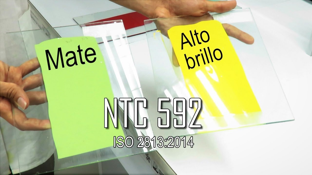 Brillo de las Pinturas, Brill&oacute;metro 👨&zwj;🔬Prueba de laboratorio- NTC 592, ISO 2813:2014