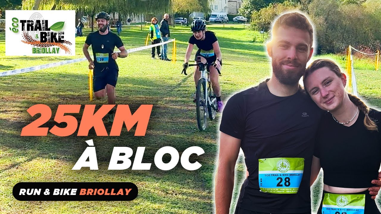 RUN & BIKE AVEC @QuentinRCycling  : on défie des triathlètes sur un parcours de 25km