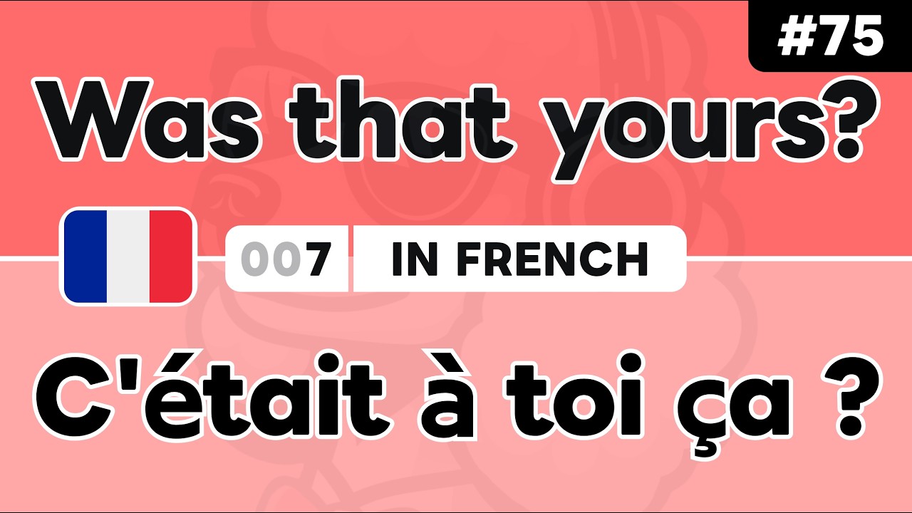Learn ‘Was it ~ ?’ in French 🇫🇷 Daily Beginner Phrases (Ep. #75)