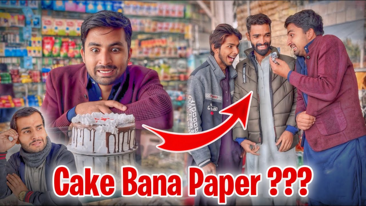 Cake Bana Kaghaz Magar Kesy ???😧 | Comedy Video | Crazy TV