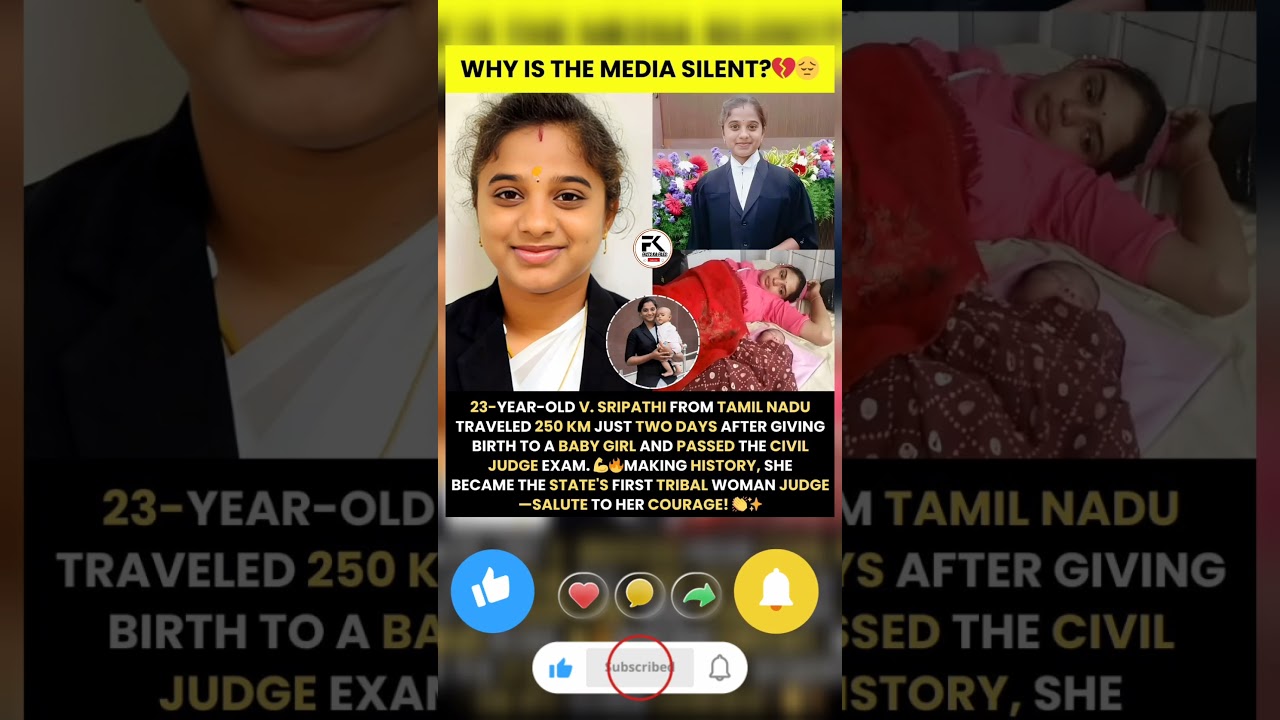 In an inspiring story of courage and determination, Shripathi, a tribal woman from...👀👈 #motivation
